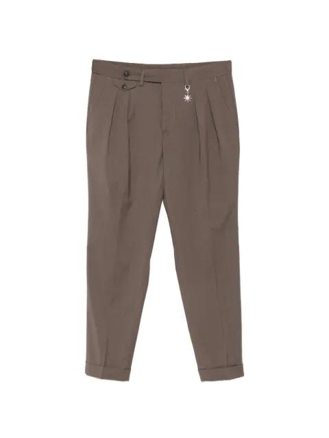 pleated turn-up trousers by MANUEL RITZ