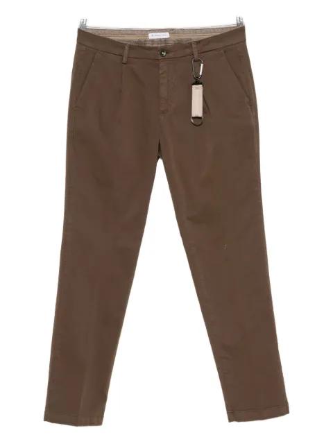 pleated twill chino trousers by MANUEL RITZ pleated twill chino trousers by MANUEL RITZ