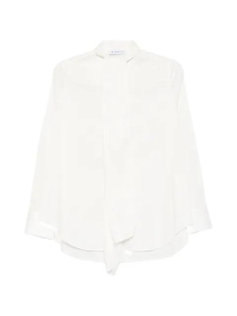 pussy-bow long-sleeve shirt by MANUEL RITZ