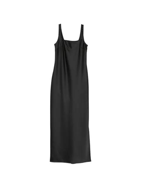 square-neck slit dress by MANUEL RITZ