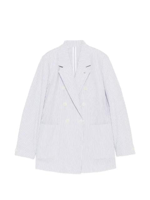 striped double-breasted jacket by MANUEL RITZ