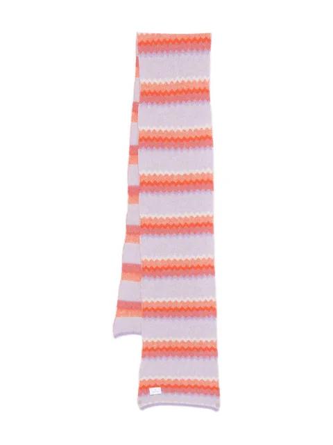 striped scarf by MANUEL RITZ
