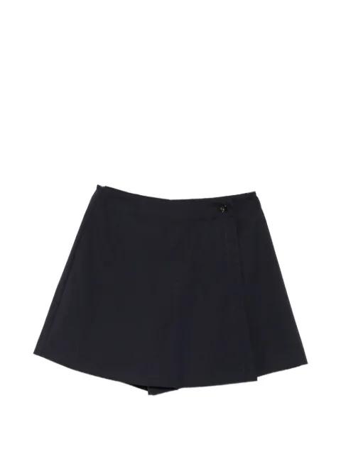 wrap-design button-fastening skirt by MANUEL RITZ