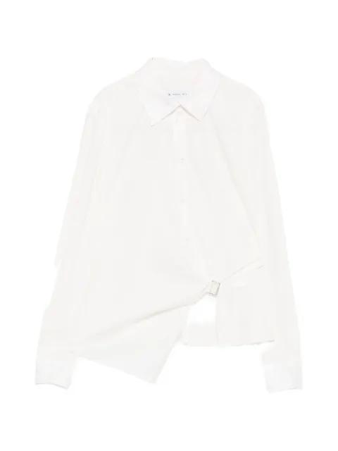 wrap-design long-sleeve shirt by MANUEL RITZ
