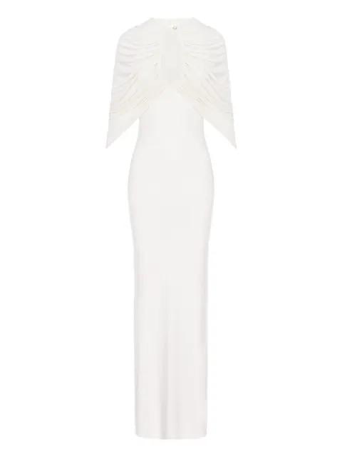 Kokon draped-detail dress by MANURI