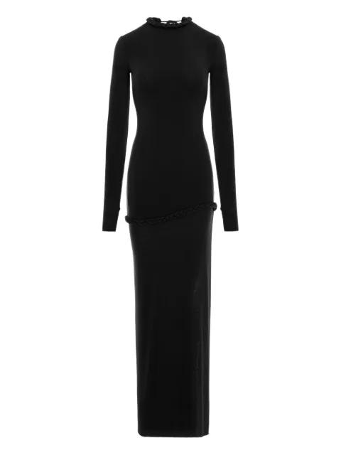 NORA braided-detail maxi dress by MANURI