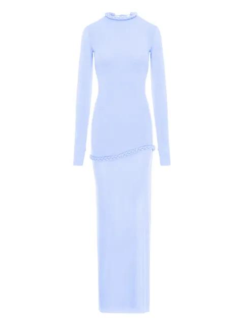 Nora braided-detail maxi dress by MANURI