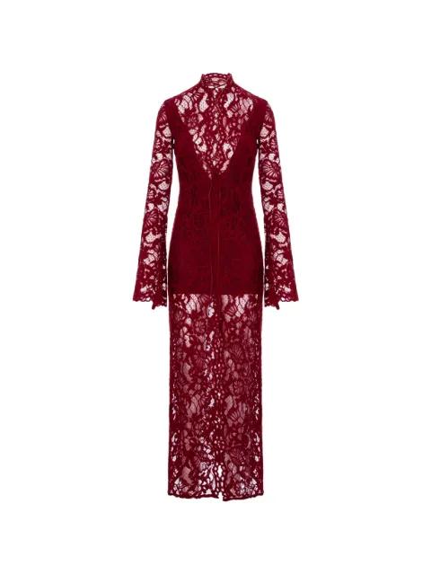 Sally lace-up midi dress by MANURI