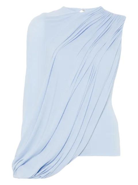 draped blouse by MANURI