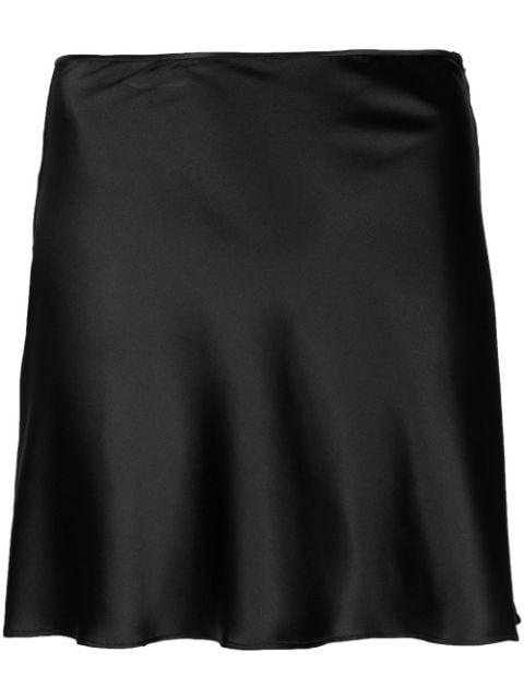 silk A-line skirt by MANURI