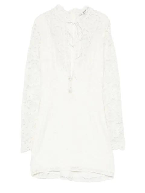 tie-neck mini dress by MANURI