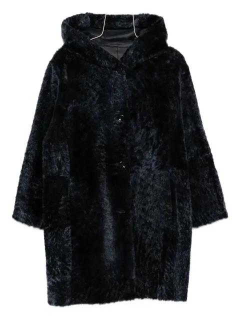 hoodied shearling jacket by MANZONI 24