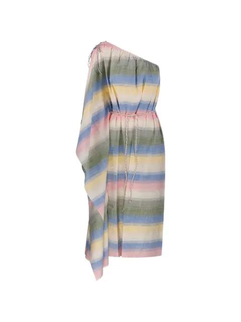 Enna Horizon one-shoulder striped dress by MAPOESIE