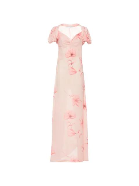 Benedetta floral-print balloon-sleeve maxi dress by MAR DE MARGARITAS