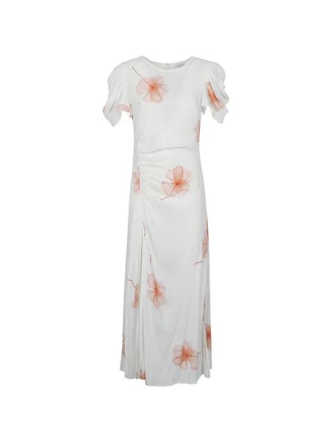 Kristel floral-pattern slit dress by MAR DE MARGARITAS