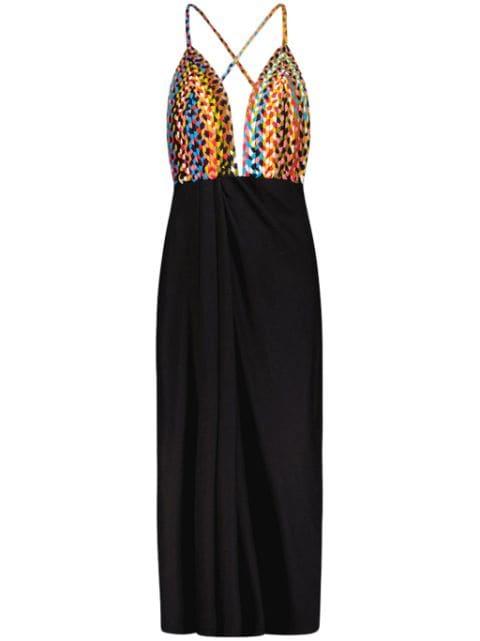 Jutta braided midi dress by MARA HOFFMAN