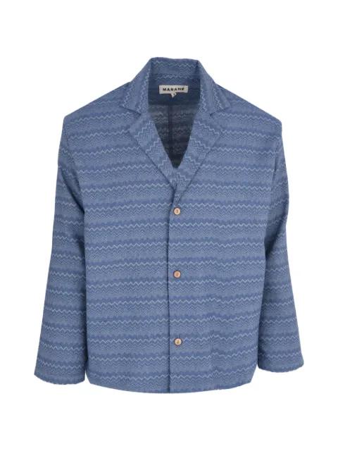 Seba weave patterned shirt by MARANE
