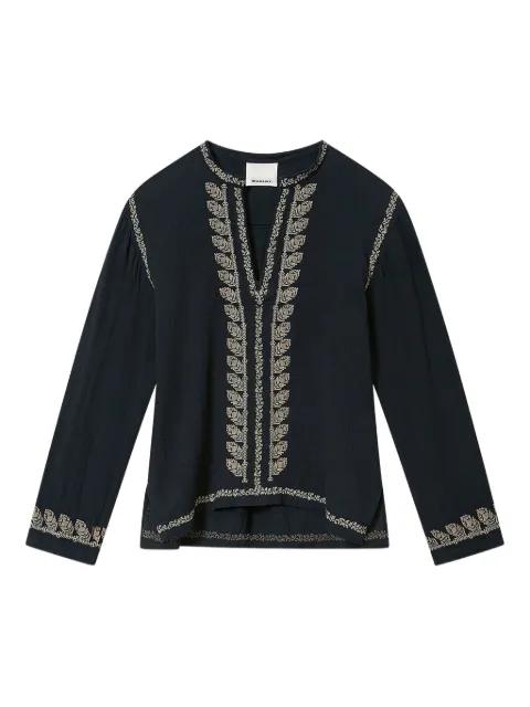 Cizalie embroidered top by MARANT