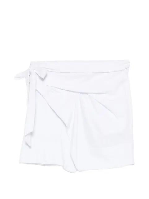 Berenice wrap-style side-tie mini skirt by MARANT ETOILE