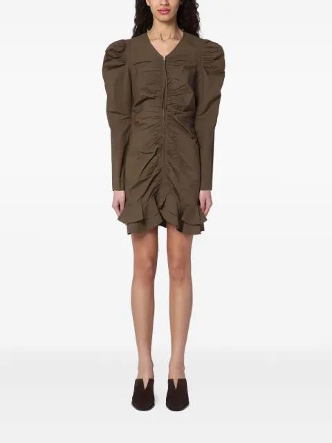 Briali ruffled zip-up mini dress by MARANT ETOILE