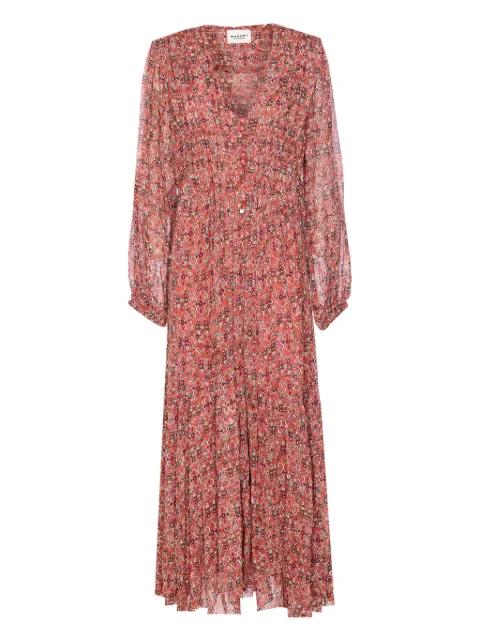 Briane button-front flounced dress by MARANT ETOILE