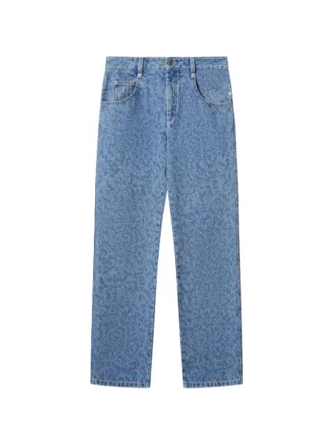 Brinsa pattern straight jeans by MARANT ETOILE