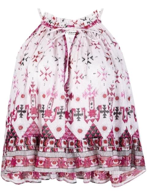 Fabino graphic-print top by MARANT ETOILE