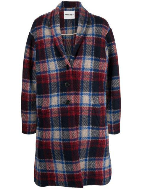 Gabriel checked coat by MARANT ETOILE