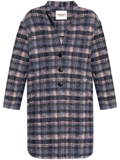 Gabriel checked coat by MARANT ETOILE
