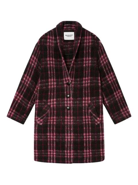 Gabriel checked single-breasted coat by MARANT ETOILE