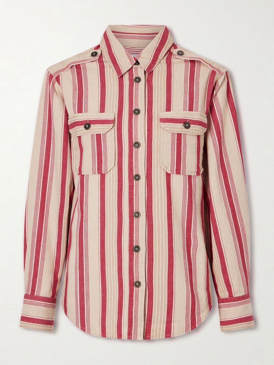 Gelva striped cotton shirt by MARANT ETOILE