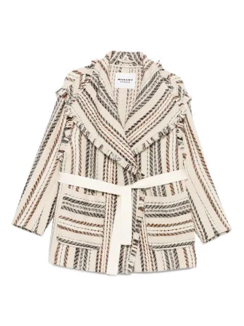 Illisa striped fringed jacket by MARANT ETOILE