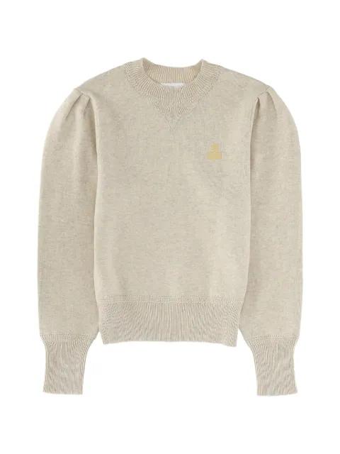 Kelaya puff-sleeve logo sweater by MARANT ETOILE