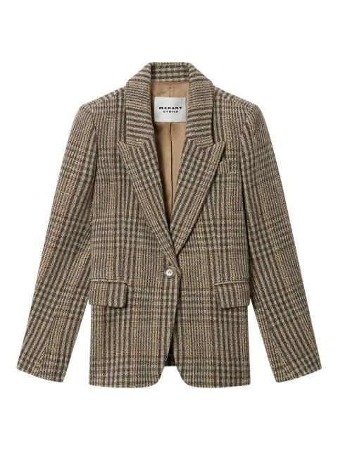 Kerstin checked blazer by MARANT ETOILE