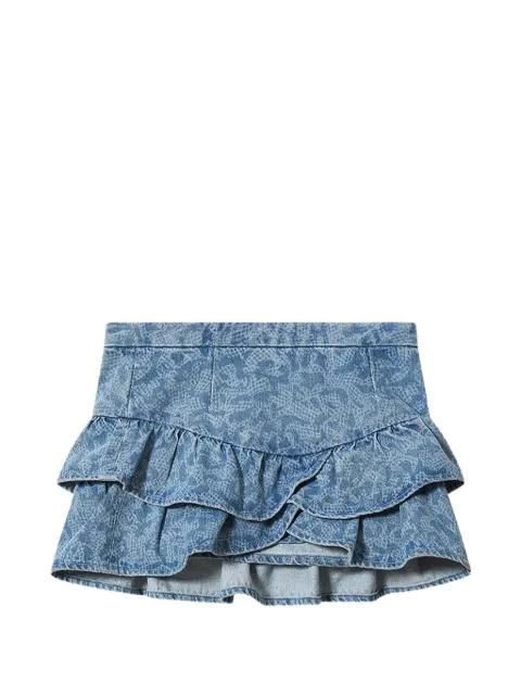 LEYJE ruffled mini skirt by MARANT ETOILE