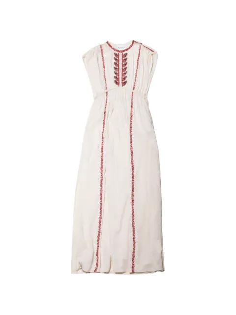 Liviane embroidered rope-belt dress by MARANT ETOILE