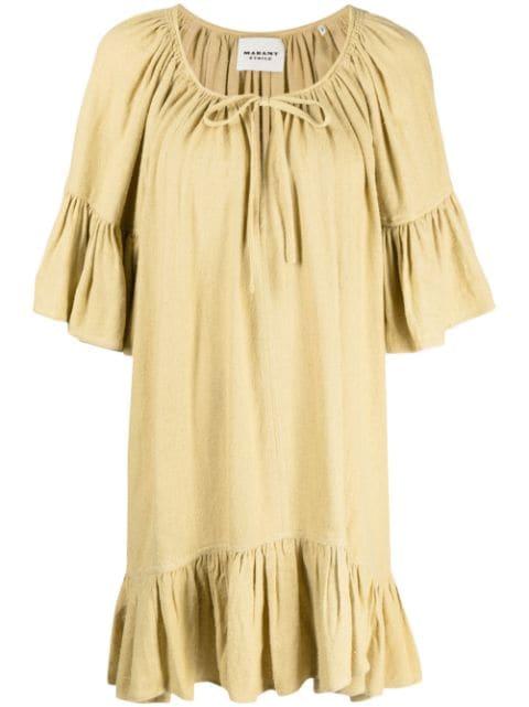 Loane flared silk dress by MARANT ETOILE