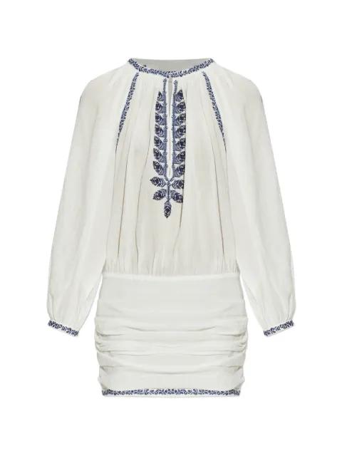 Ludy embroidered-detail mini dress by MARANT ETOILE