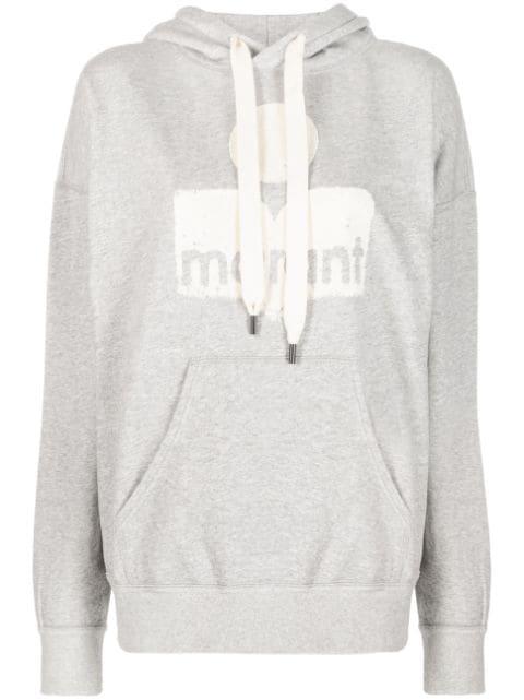 Mansel logo-print hoodie by MARANT ETOILE