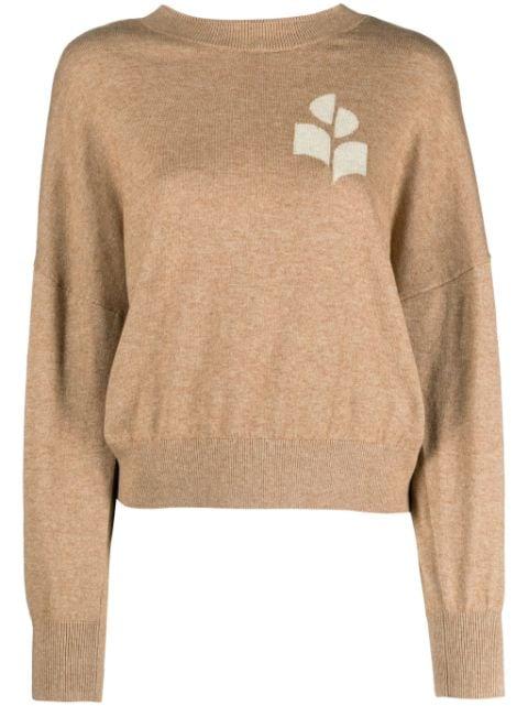 Marisans intarsia-logo jumper by MARANT ETOILE