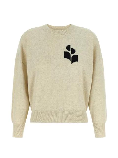 Marisans logo-intarsia crew-neck sweater by MARANT ETOILE