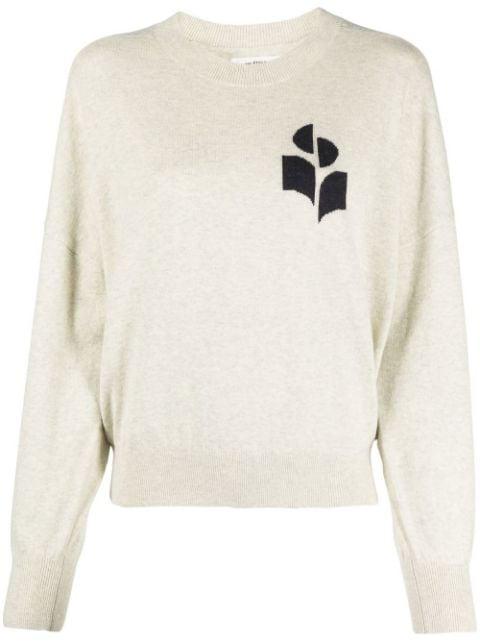 Marisans logo-intarsia sweater by MARANT ETOILE