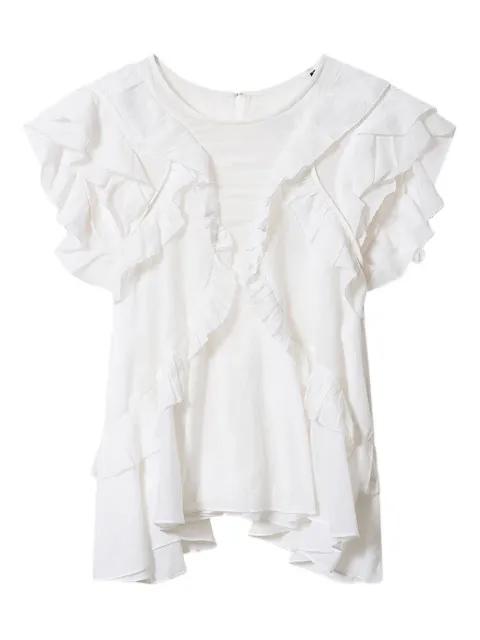 Nalou ruffled top by MARANT ETOILE