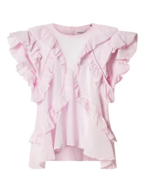 Nalou ruffled top by MARANT ETOILE