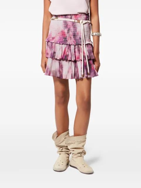 Naomi ruffled mini skirt by MARANT ETOILE