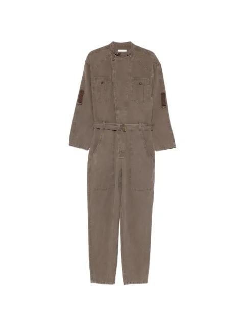 Nessime buttoned belted jumpsuit by MARANT ETOILE