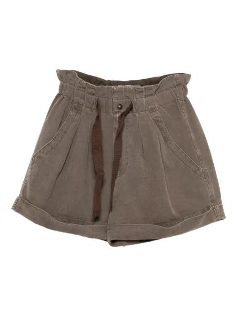 Nirma drawstring pleated shorts by MARANT ETOILE