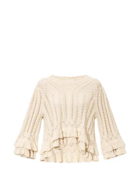 Norma ruffled pullover by MARANT ETOILE