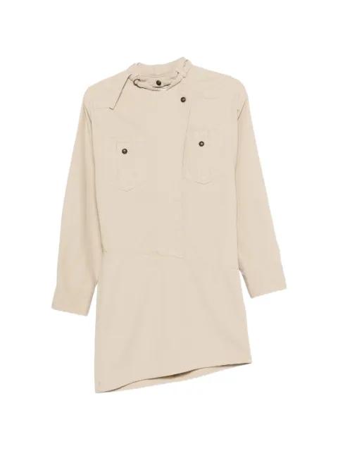 Nouria chest-pocket mini dress by MARANT ETOILE
