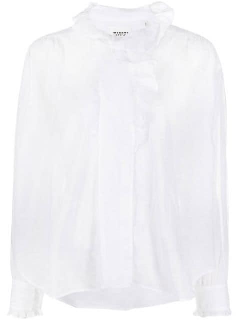Pamias ruffled blouse by MARANT ETOILE